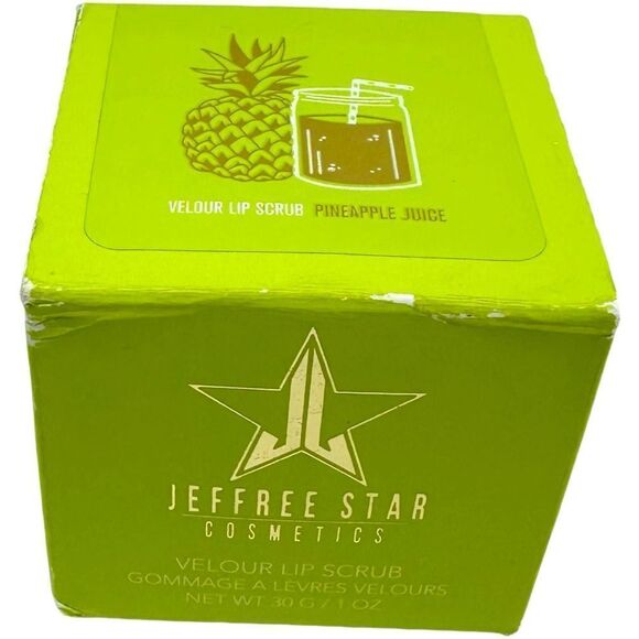 Jeffree Star Cosmetics Velour Lip Scrub in Pineapple Juice NWT NWB RARE